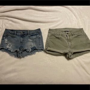 2 American Eagle shorts, size 8